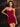Twist Strapless Bodice Mini Prom Dress - Red