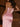 Strapless Crystal Long Prom Dress With Split in Pink