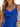 V-Neck Corset Top Satin Mini Sheath Prom Dress in Royal Blue