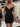 V Neck Sparkly Crystal Sheath Satin Mini Prom Dress - Black