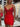 V Neck Sparkly Crystal Sheath Satin Mini Prom Dress-Red