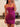 Sparkly Boned Sweetheart Sheath Mini Prom Dress - Grape