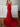 One Shoulder Beading 3D Flower Ruched Bodice Mermaid Prom Dress With Drop - Red