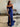 3D Rose Off Shoulder Pleated Mermaid Prom Dress - Dark Blue
