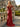 3D Rose Off Shoulder Pleated Mermaid Prom Dress in Red