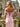 3D Rose Off Shoulder Pleated Mermaid Prom Dress in Pink