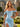 3D Rose Off Shoulder Pleated Mermaid Prom Dress in Sky Blue