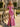 3D Rose Off Shoulder Pleated Mermaid Prom Dress in Hot Pink