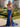 Off Shoulder Sparkly Satin Illusion Long Mermaid Prom Dress With Split in Royal Blue