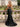 Off Shoulder Sparkly Satin Illusion Long Mermaid Prom Dress With Split in Black
