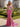 Off Shoulder Sparkly Satin Illusion Long Mermaid Prom Dress With Split in Hot Pink