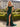 Off Shoulder Lace Pleated Long mermaid Prom Dress With Slit - Emerald Green