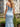 Off Shoulder Lace Pleated Long mermaid Prom Dress With Slit - Sky Blue