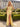 Off Shoulder Lace Pleated Long mermaid Prom Dress With Slit - Yellow