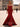 Big Bow Back Tank Square Beading Mermaid Satin Elegant Long Prom Dress - Red