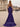 Big Bow Back Tank Square Beading Mermaid Satin Elegant Long Prom Dress - Purple