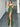 Lace Up Bodice Ruched Mermaid Prom Dress With Detachable Sleeves - Green