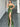 Lace Up Bodice Ruched Mermaid Prom Dress With Detachable Sleeves - Green