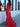 Off Shoulder Beading Embroidery Bodice Mermaid Prom Dress - Red