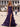 Halter Hot Fix Crystal Ruffle Hem Lace Up Long Prom Dress Mermaid With Slit - Purple