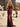 Halter Pearls Like Ruched Bust Two Pieces Long Mermaid Prom Dress With Slit - Burgundy