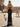 Halter Pearls Like Ruched Bust Two Pieces Long Mermaid Prom Dress With Slit - Black