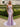 Scoop Neck Appliques Sheer Long Mermaid Prom Dress With Split in Lavender