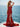 Hot Fix Bodice Strapless Mermaid Evening Dress With Slit - Red