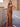 Luxury Hot Fix Boned Bodice Strapless Mermaid Evening Dress - Burnt Orange