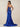 Luxury Hot Fix Boned Bodice Strapless Mermaid Evening Dress in Royal Blue