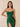 Luxury Hot Fix Boned Bodice Strapless Mermaid Evening Dress in Emerald Green