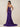 Luxury Hot Fix Boned Bodice Strapless Mermaid Evening Dress in Purple
