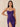 Luxury Hot Fix Boned Bodice Strapless Mermaid Evening Dress in Purple