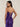 Luxury Hot Fix Boned Bodice Strapless Mermaid Evening Dress in Purple