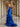 Boned Bodice Strapless Mermaid Prom Dress With Ruffle - Royal Blue