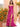 Boned Bodice Strapless Mermaid Prom Dress With Ruffle - Hot Pink