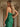 Boned Bodice Strapless Mermaid Prom Dress With Ruffle - Emerald Green