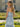 Sparkly Lace Boned Mermaid Prom Dress With Ruffle in Baby Blue