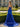 Sparkly Lace Boned Mermaid Prom Dress With Ruffle - Royal Blue