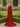 Cut Front Pleated Mermaid Prom Dress With Split - Red