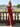 Cut Front Pleated Mermaid Prom Dress With Split - Red