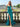 Cut Front Pleated Mermaid Prom Dress With Split - Turquoise