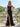 Cut Front Pleated Mermaid Prom Dress With Split - Black