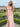 Cut Front Pleated Mermaid Prom Dress With Split - Pink