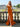 Cut Front Pleated Mermaid Prom Dress With Split - Orange