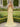 Cut Front Pleated Mermaid Prom Dress With Split - Yellow