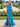 Cut Front Pleated Mermaid Prom Dress With Split - Blue