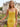 Boned Lace Embroidery Mermaid Prom Dress With Slit in Mustard Yellow