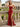 Boned Lace Embroidery Mermaid Prom Dress With Slit in Red