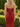 Cut Front Crystal Lace Up Long Mermaid Prom Dress With Bows - Red